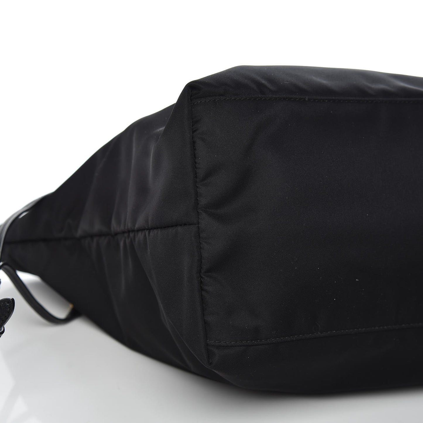 Tessuto Nylon Saffiano Tote Black