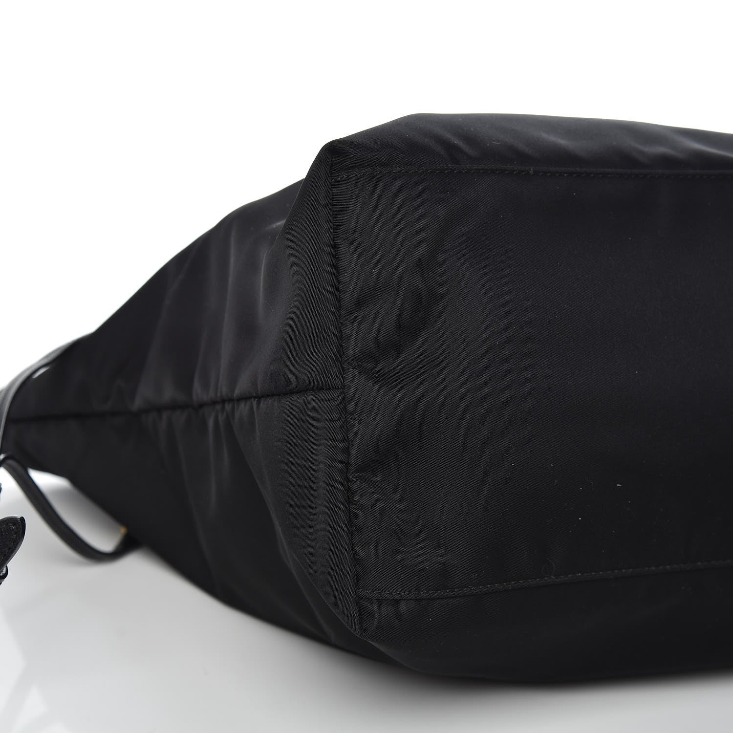 Prada Tessuto Nylon Saffiano Tote Black 7 of 8