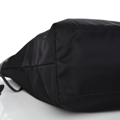 Prada Tessuto Nylon Saffiano Tote Black 7 of 8