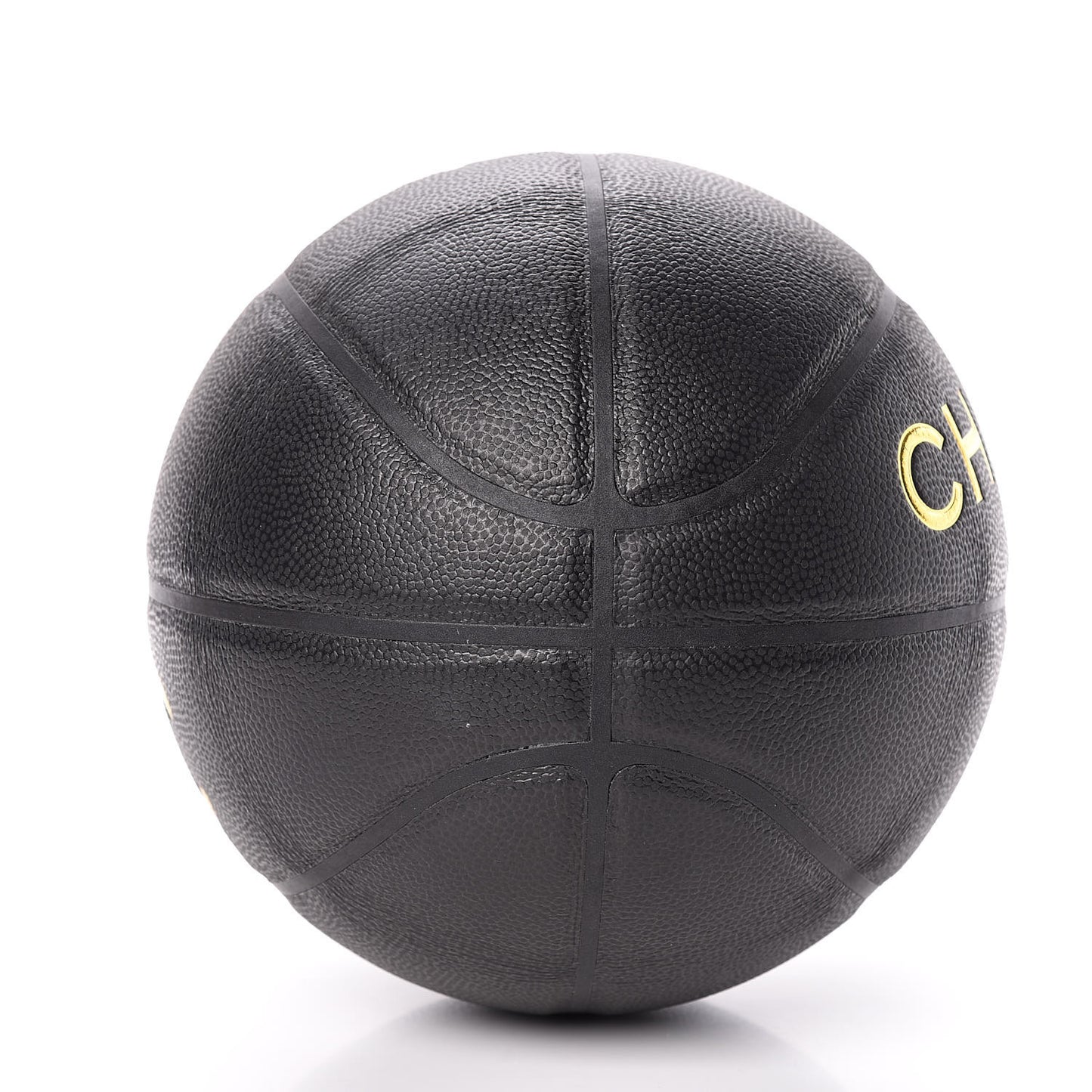 Lambskin Chain Net and Basketball Black Dark Gold