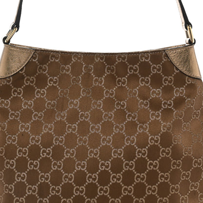 Gucci Monogram Signature Hobo Bronze 8 of 12