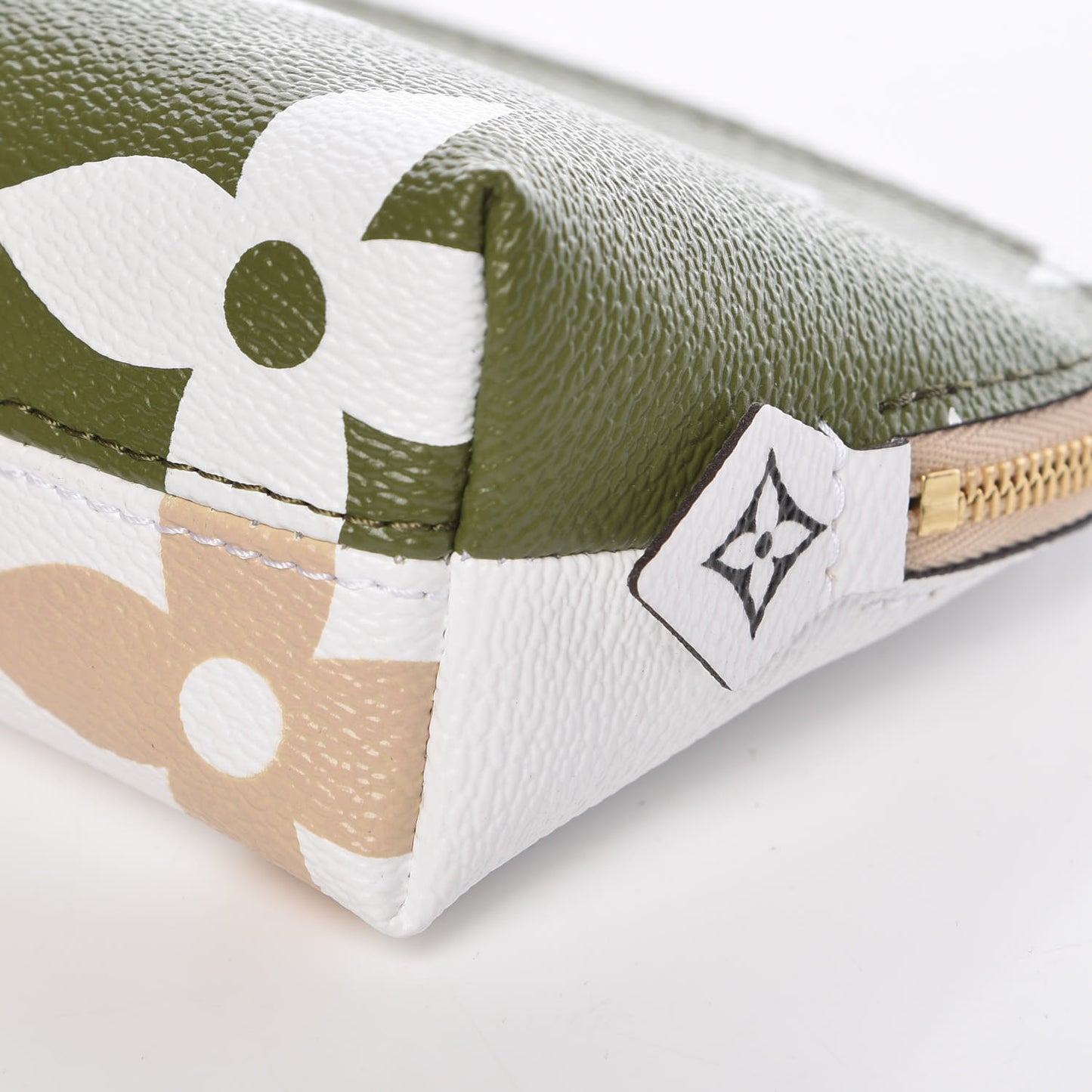 Monogram Giant Cosmetic Pouch Kaki