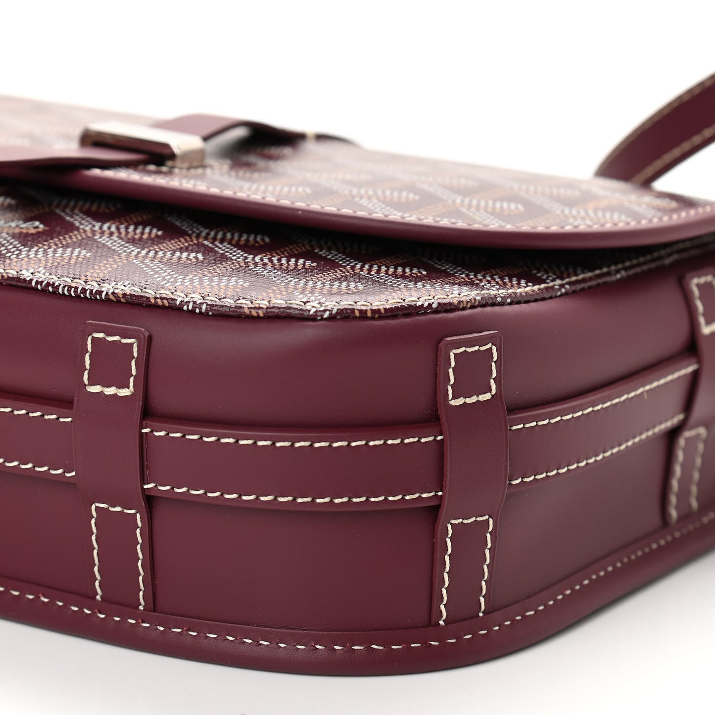 Goyardine Belvedere II PM Messenger Bag Bordeaux