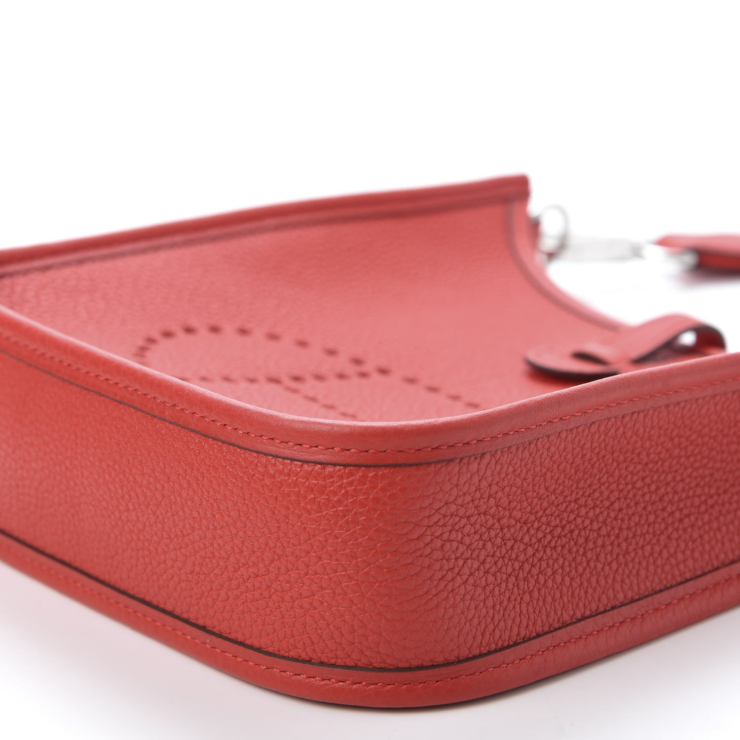 Hermes Taurillon Clemence Evelyne TPM Rouge de Coeur 6 of 9