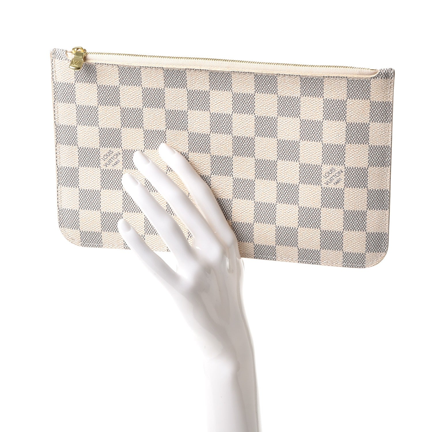 Louis Vuitton Damier Azur Neverfull MM GM Pochette 2 of 8