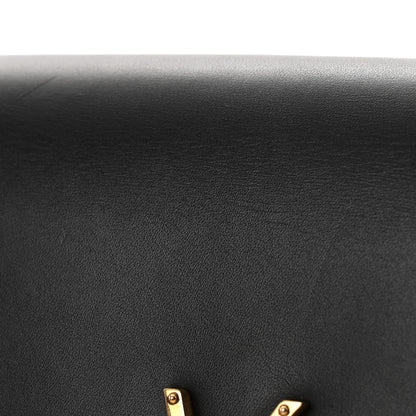 Saint Laurent Box Calfskin Monogram Medium Solferino Satchel Black 10 of 10