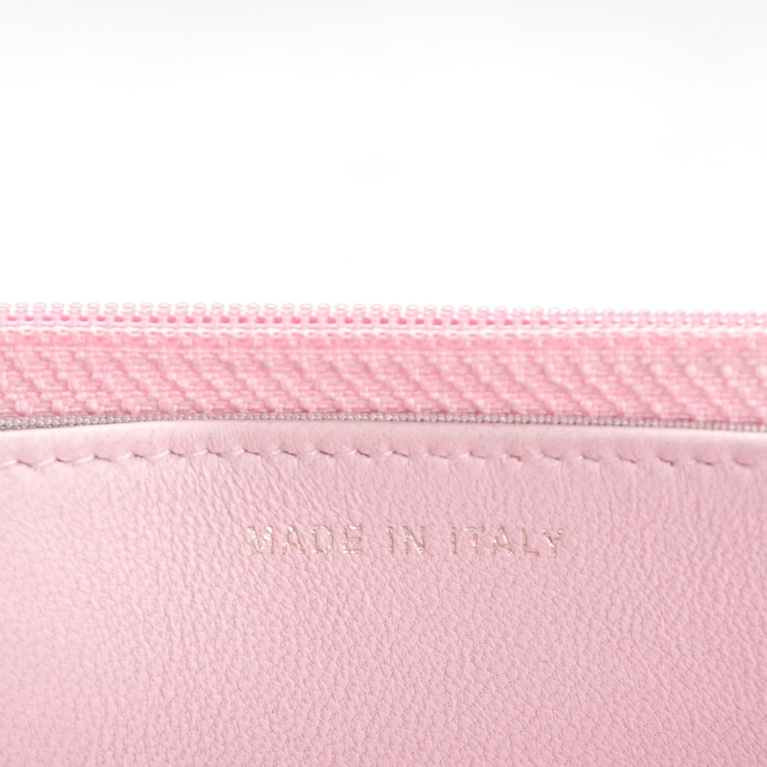 Chanel Lambskin Quilted Diamond CC Wallet On Chain WOC Pink 8 of 9