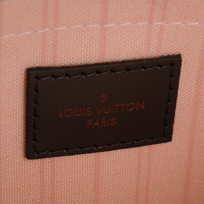 Louis Vuitton Damier Ebene Neverfull MM GM Pochette Rose Ballerine 7 of 8