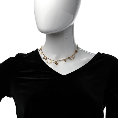 Louis Vuitton Metal Blooming Supple Necklace Gold 2 of 6