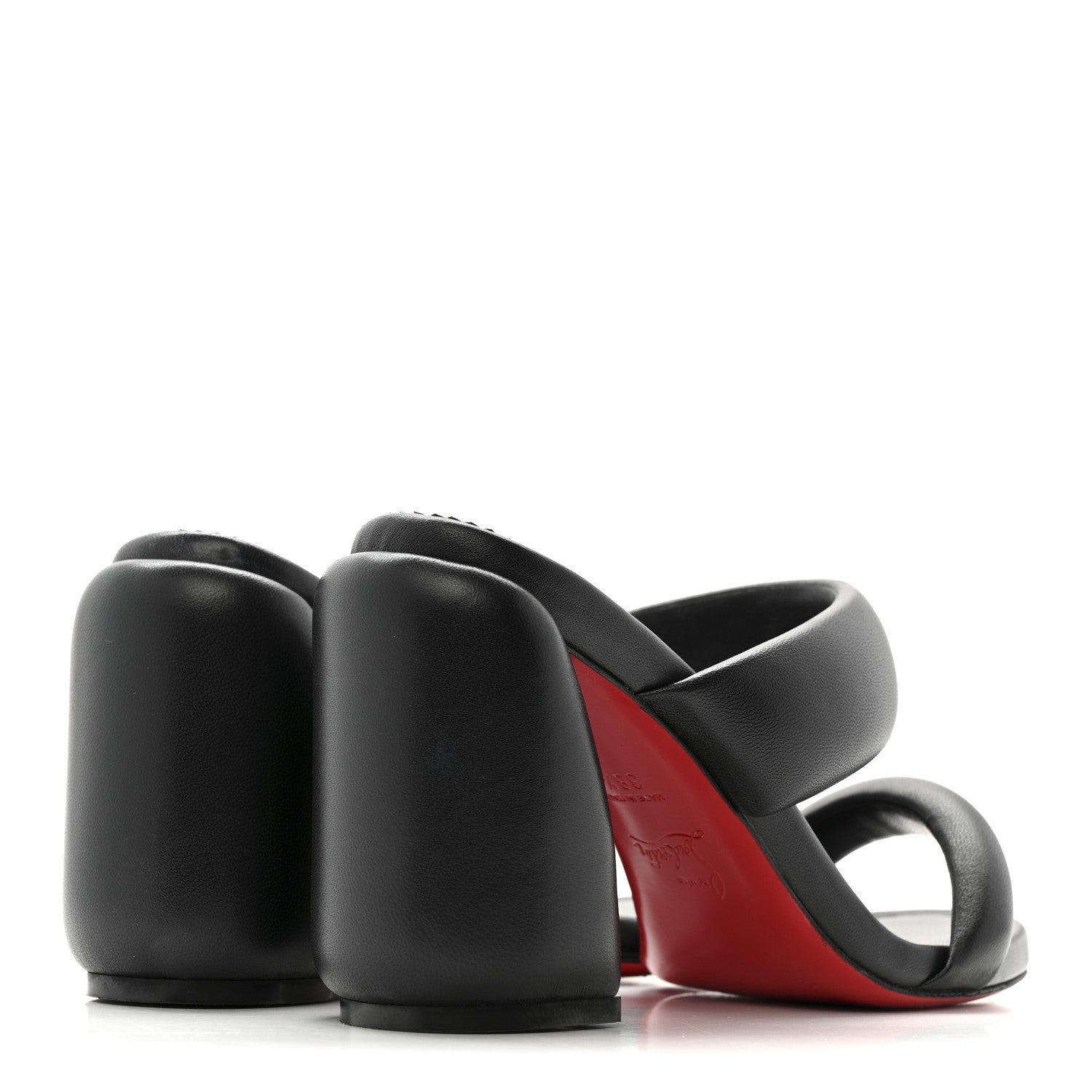 Christian Louboutin Nappa Inflama Sab 85 Sandals 38.5 Black 5 of 11