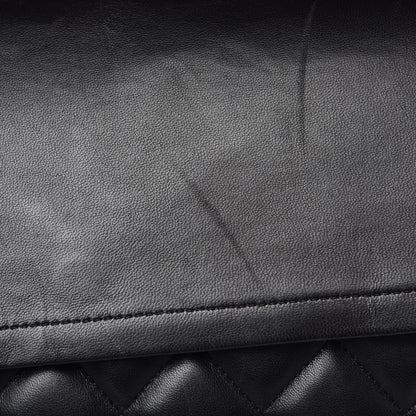 Chanel Lambskin Quilted Maxi Double Flap Black 10 of 15