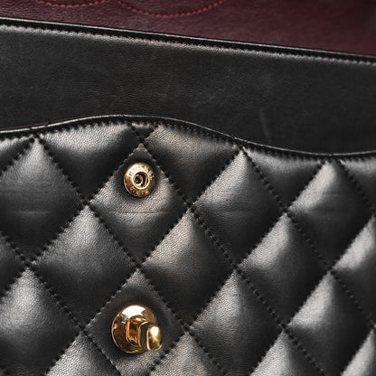 Chanel Lambskin Quilted Jumbo Double Flap Black 11 of 11