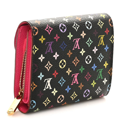 Louis Vuitton Monogram Multicolor Joey Wallet Black Grenade 3 of 7