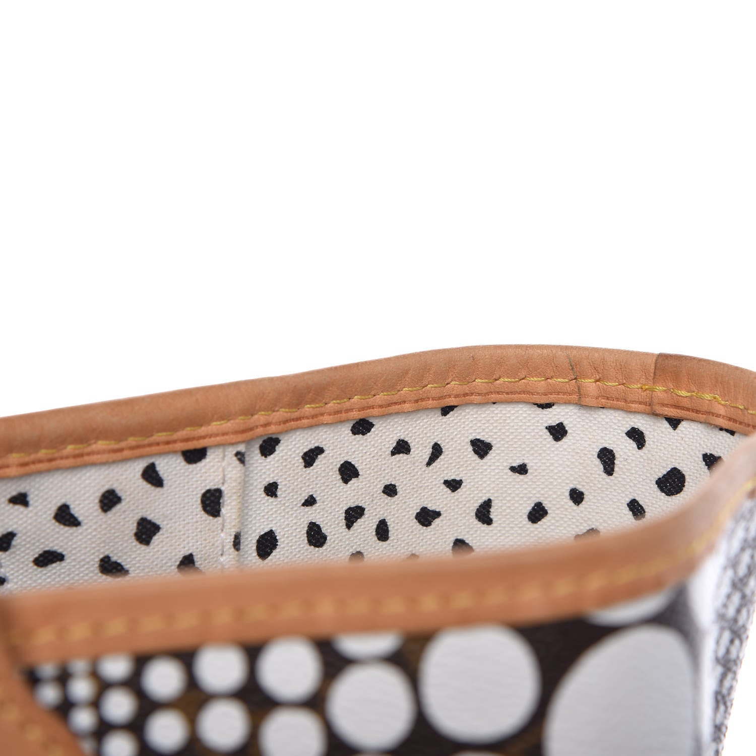 Louis Vuitton Monogram Kusama Waves Neverfull MM White 8 of 10