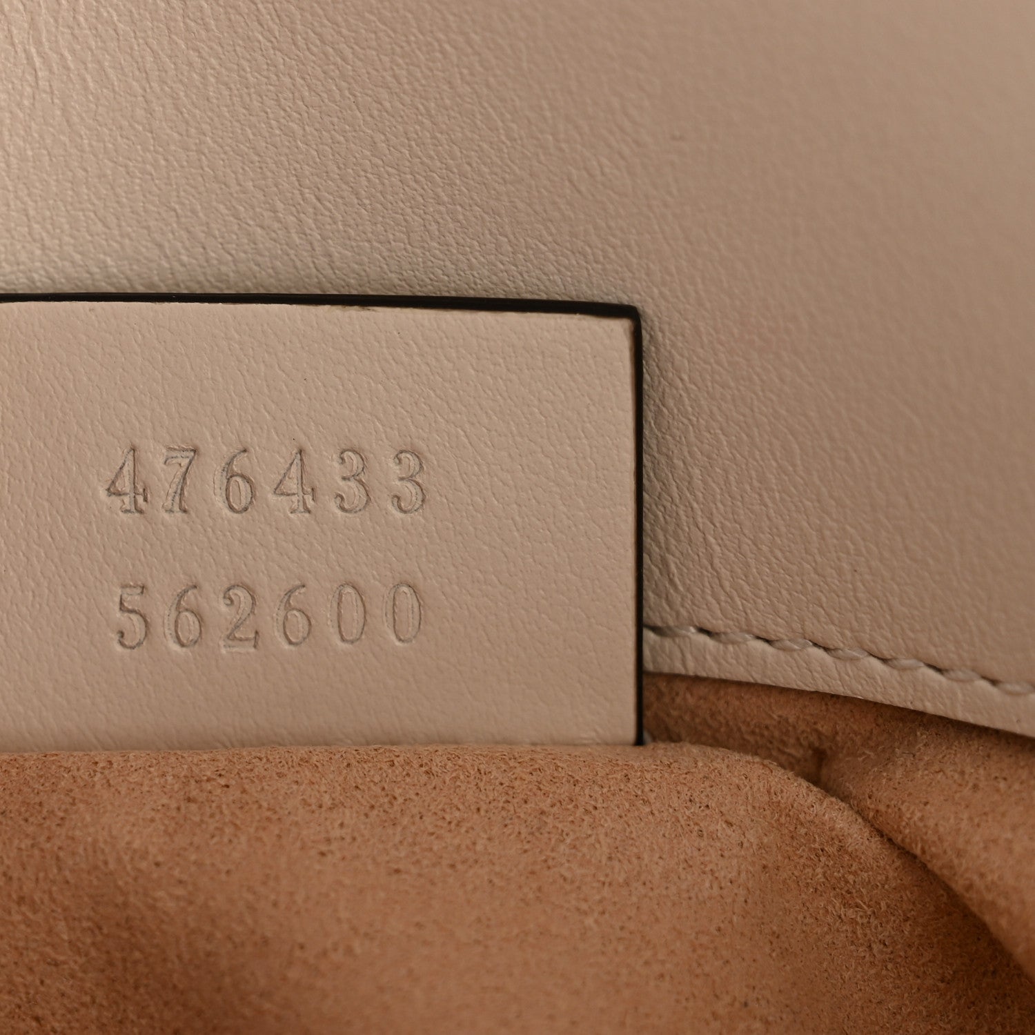 Gucci Calfskin Matelasse Super Mini GG Marmont Shoulder Bag White 7 of 14