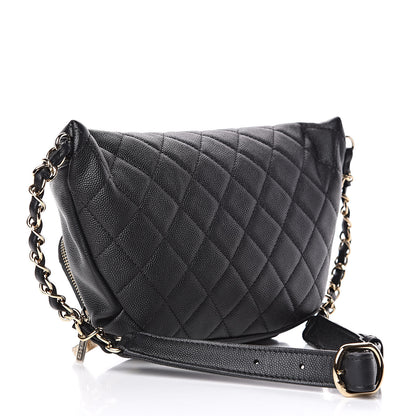 Chanel Caviar Quilted Business Affinity Waist Belt Bag Black 3 of 9