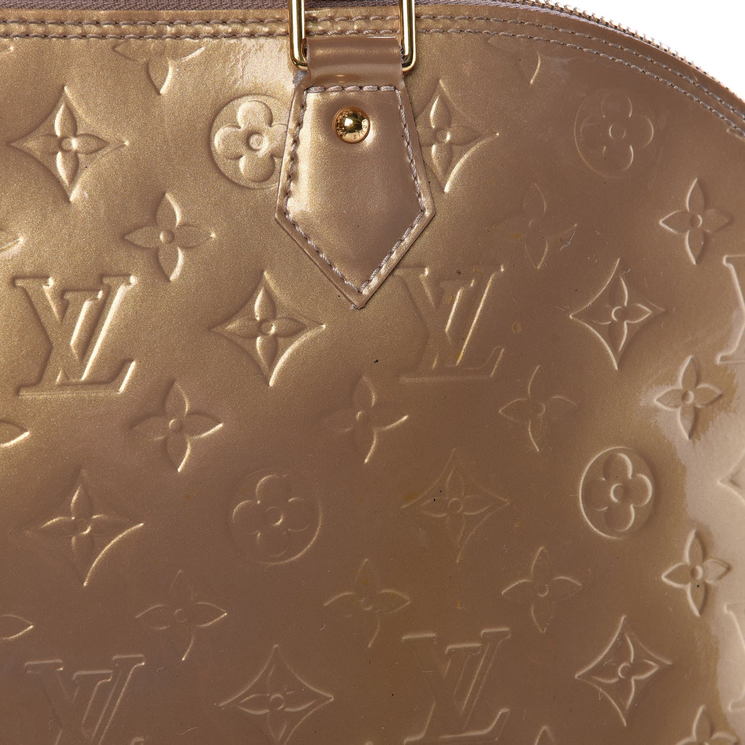 Louis Vuitton Vernis Alma GM Beige Poudre 21 of 22
