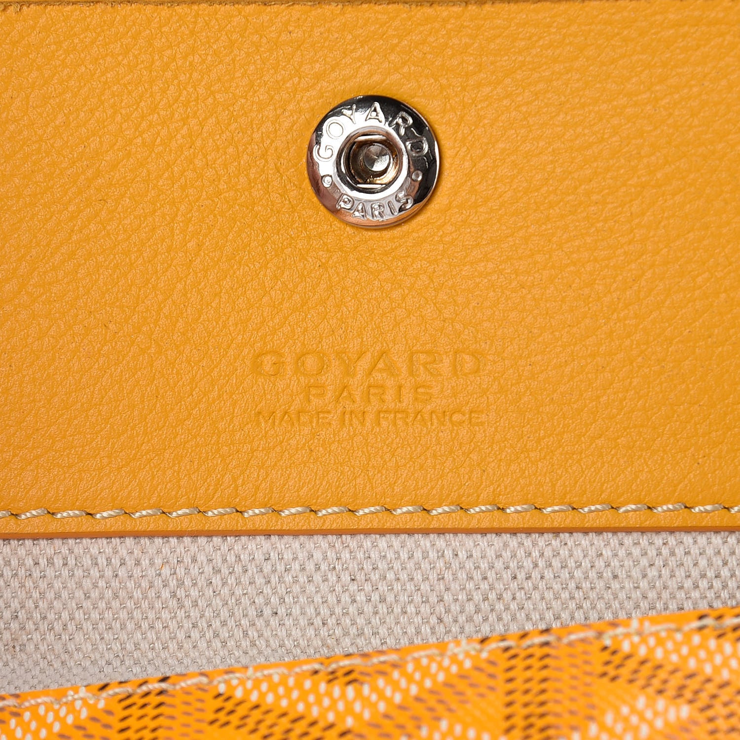 Goyard Goyardine Saint Louis PM Yellow 8 of 12