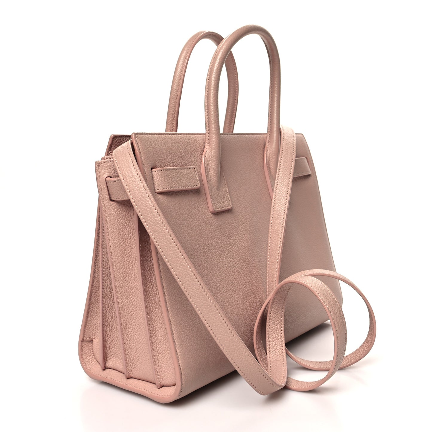 Grained Calfskin Small Sac De Jour Light Blush