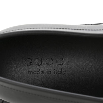 Gucci Rubber Enamel Horsebit Mens Loafers 9 Black 8 of 11