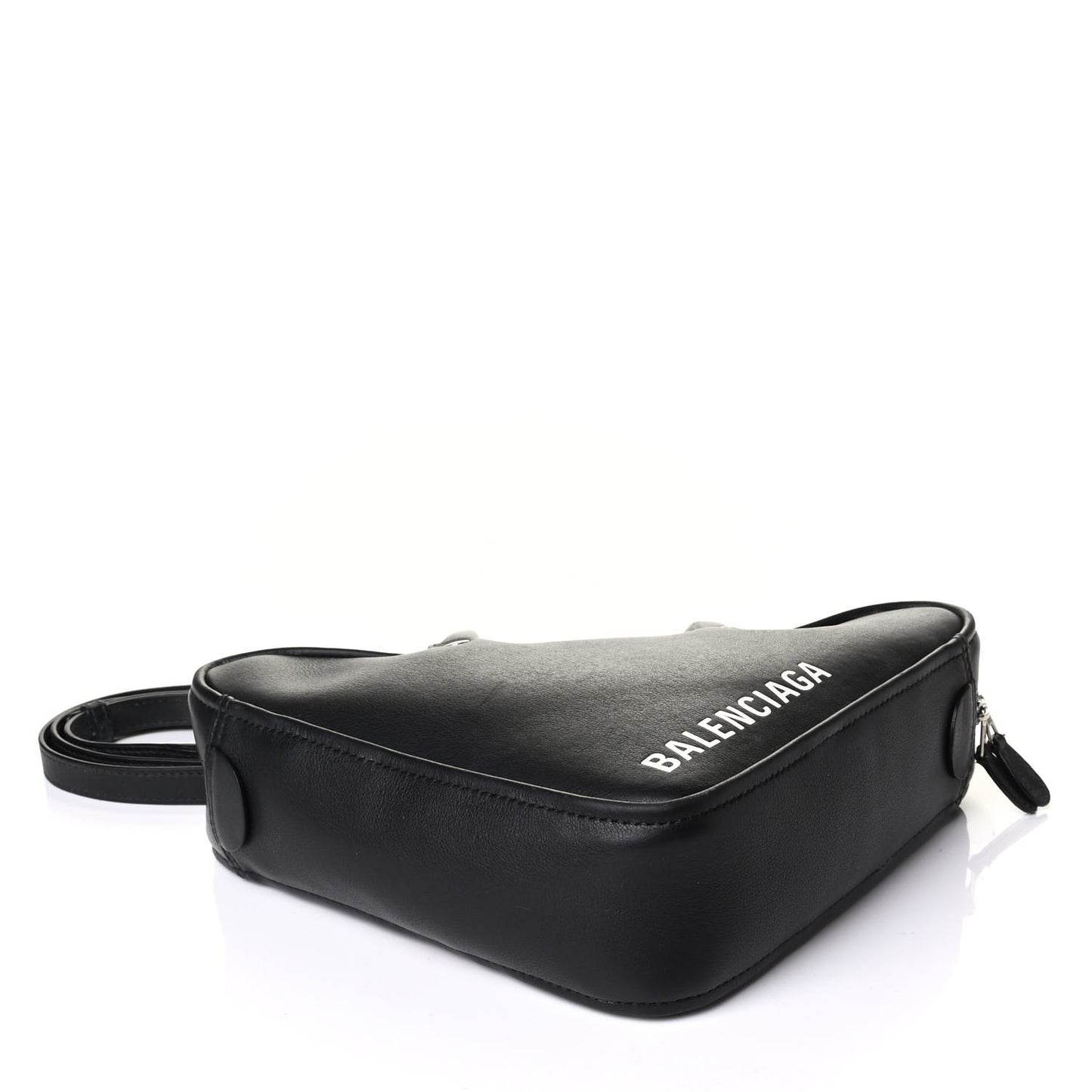 Calfskin XS Triangle Duffle Black