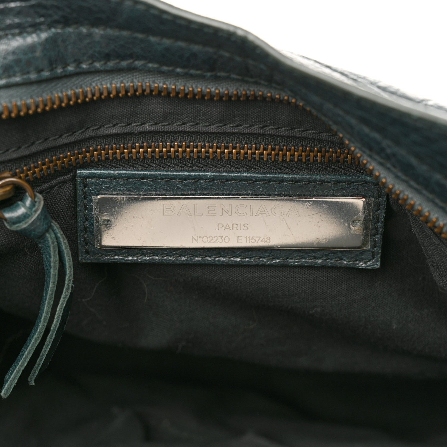 Balenciaga Agneau Classic Hardware City Vert Pinede 7 of 16