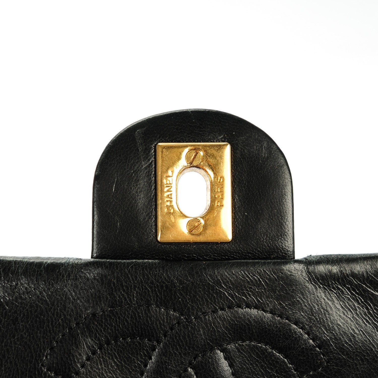 Chanel Lambskin Quilted Mini Square Flap Black 5 of 9