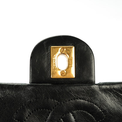 Chanel Lambskin Quilted Mini Square Flap Black 5 of 9