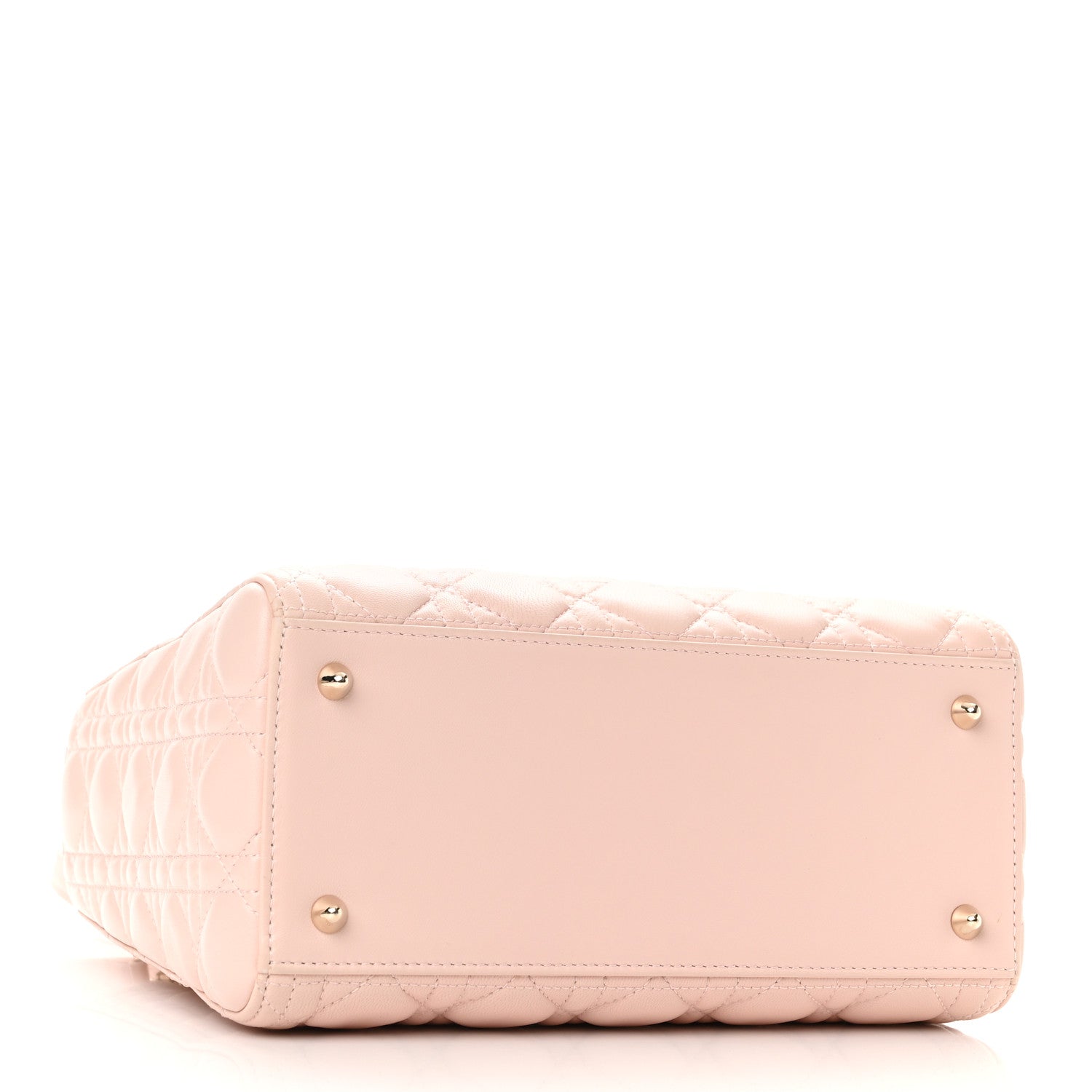 Christian Dior Lambskin Cannage Medium Lady Dior Light Pink 4 of 11