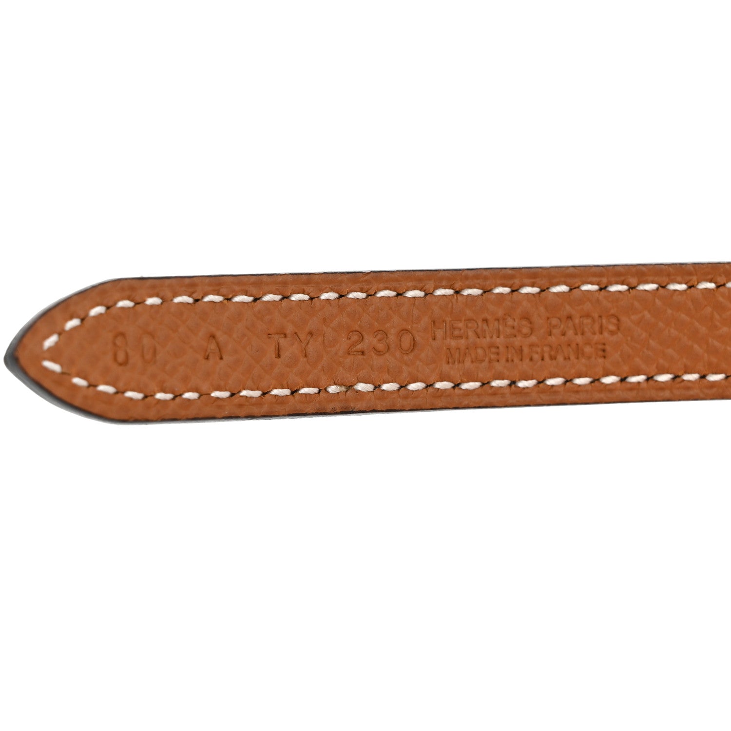 Hermes Swift Epsom 13mm Quizz H Belt 80 Black Gold 5 of 6