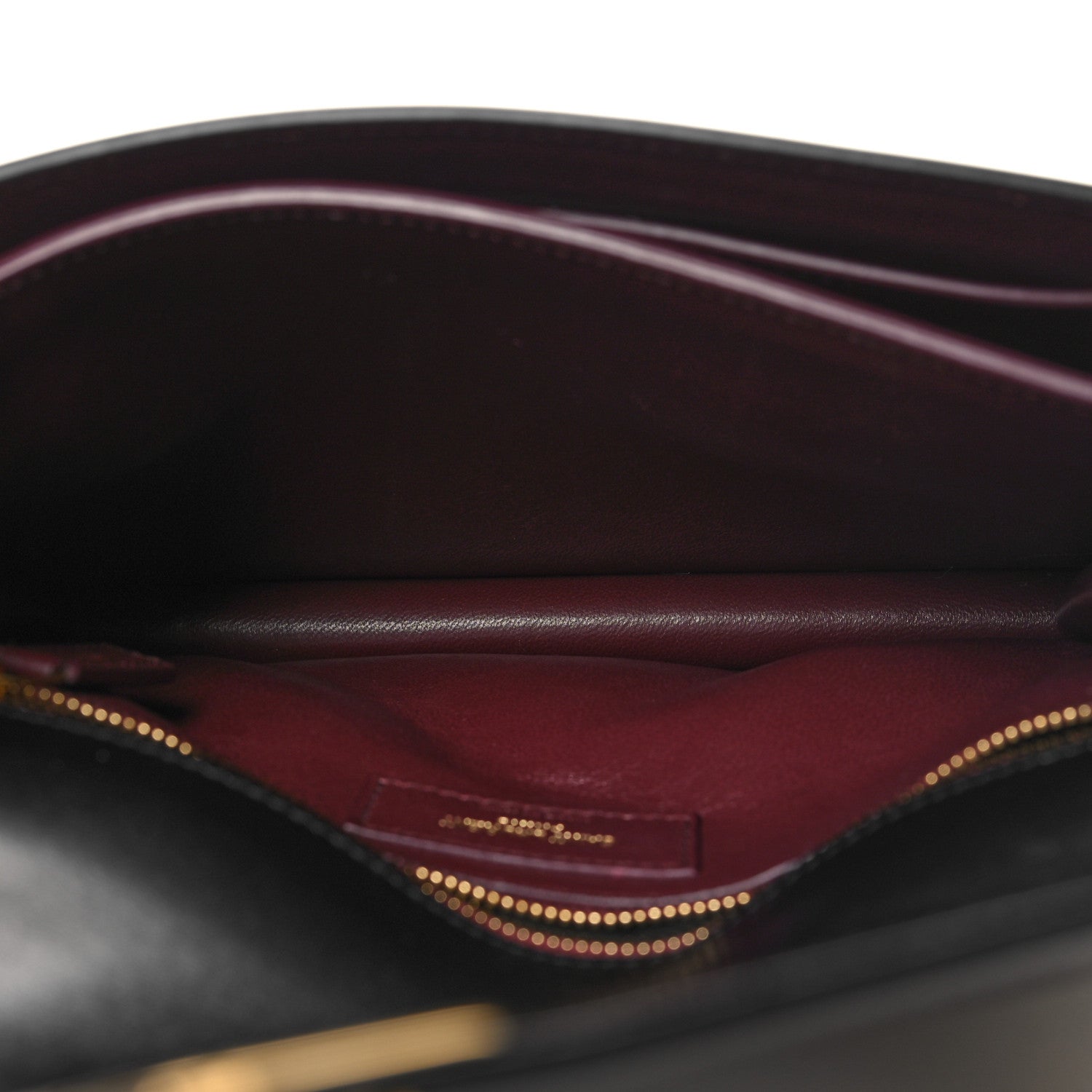 Saint Laurent Smooth Calfskin Monogram Cassandra Clasp Bag Black 7 of 13