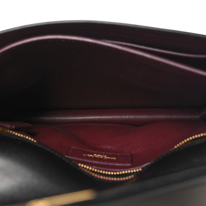 Saint Laurent Smooth Calfskin Monogram Cassandra Clasp Bag Black 7 of 13