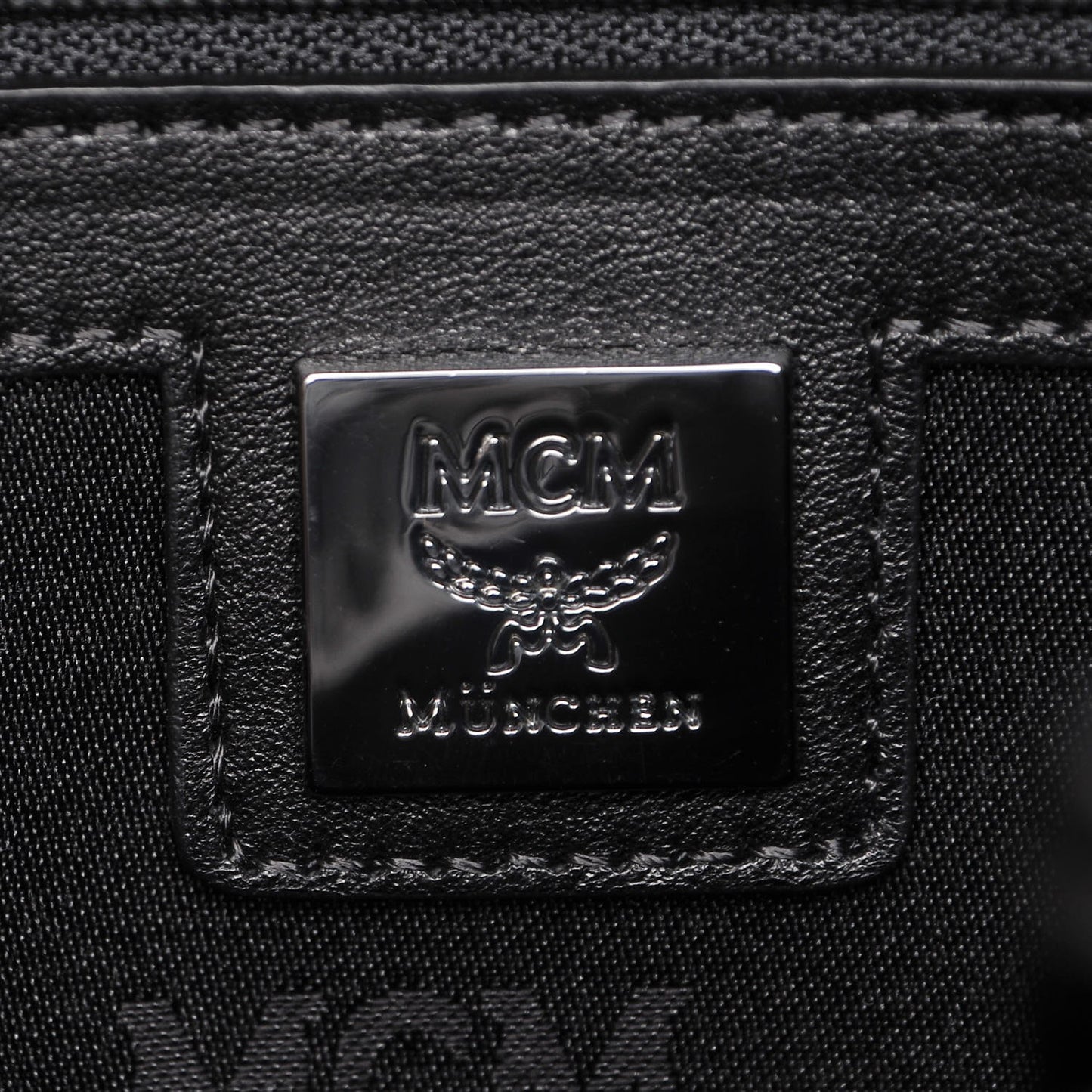 Metallic Visetos Medium Stark Backpack Silver Black