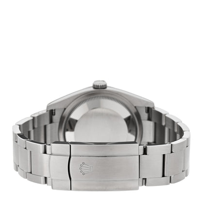 Rolex Stainless Steel 36mm Oyster Perpetual Watch Med Blue 126000 3 of 5