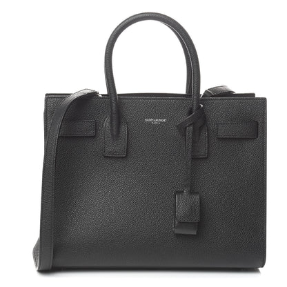 Saint Laurent Grained Calfskin Baby Sac De Jour Black 1 of 10