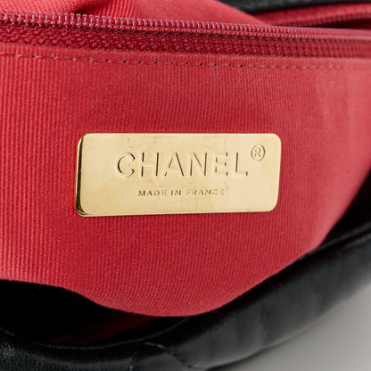 Chanel Lambskin Quilted Large Chanel 19 Flap Black 6 of 11