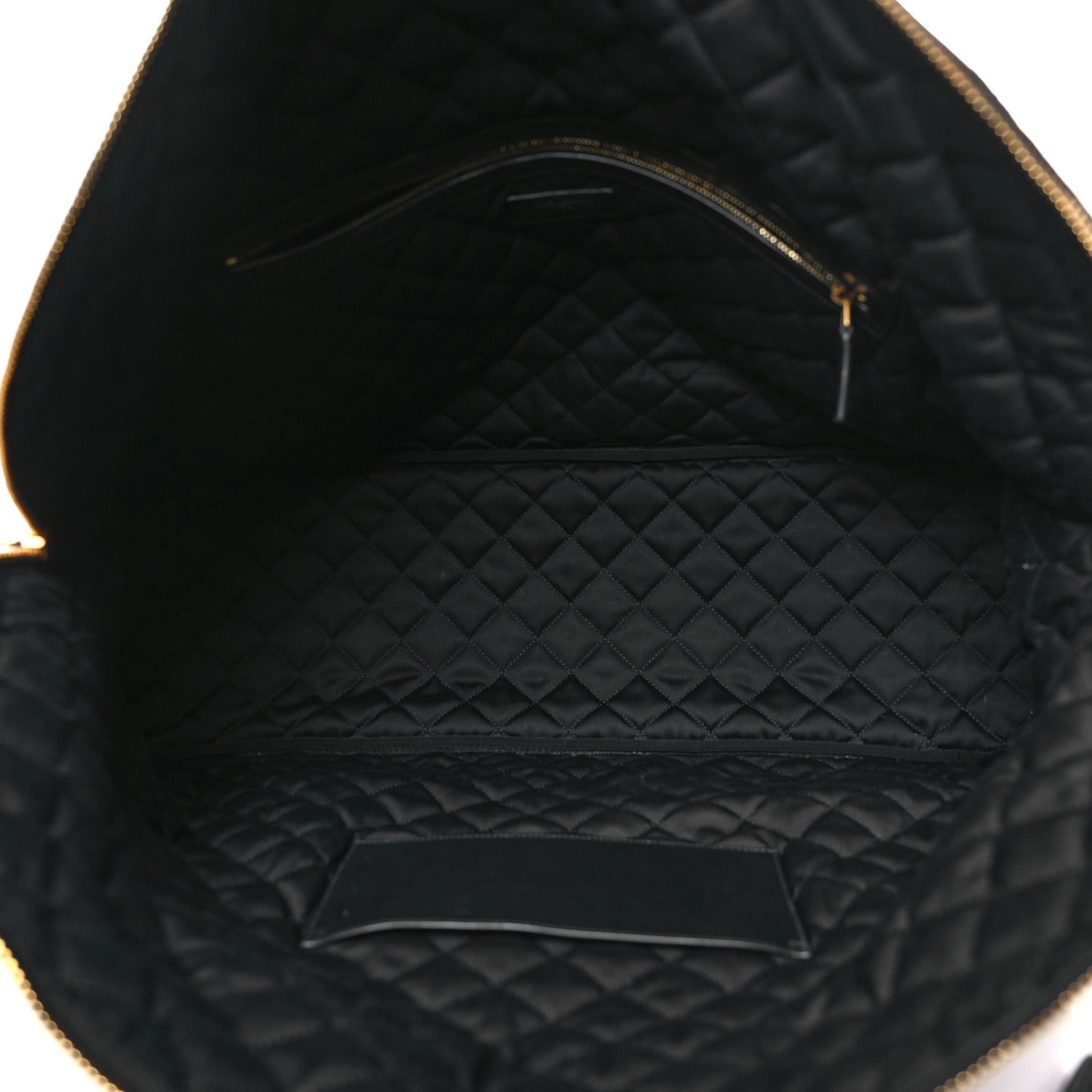 Saint Laurent Calfskin Quilted ES Giant Travel Bag Black 5 of 9