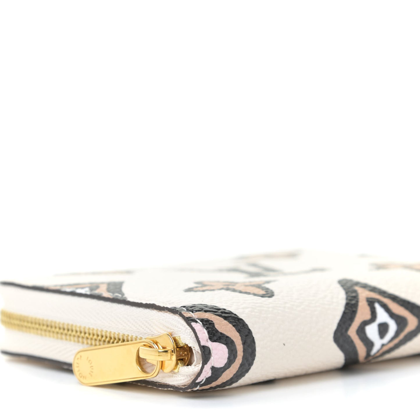 Monogram Giant Wild At Heart Zippy Coin Purse Creme