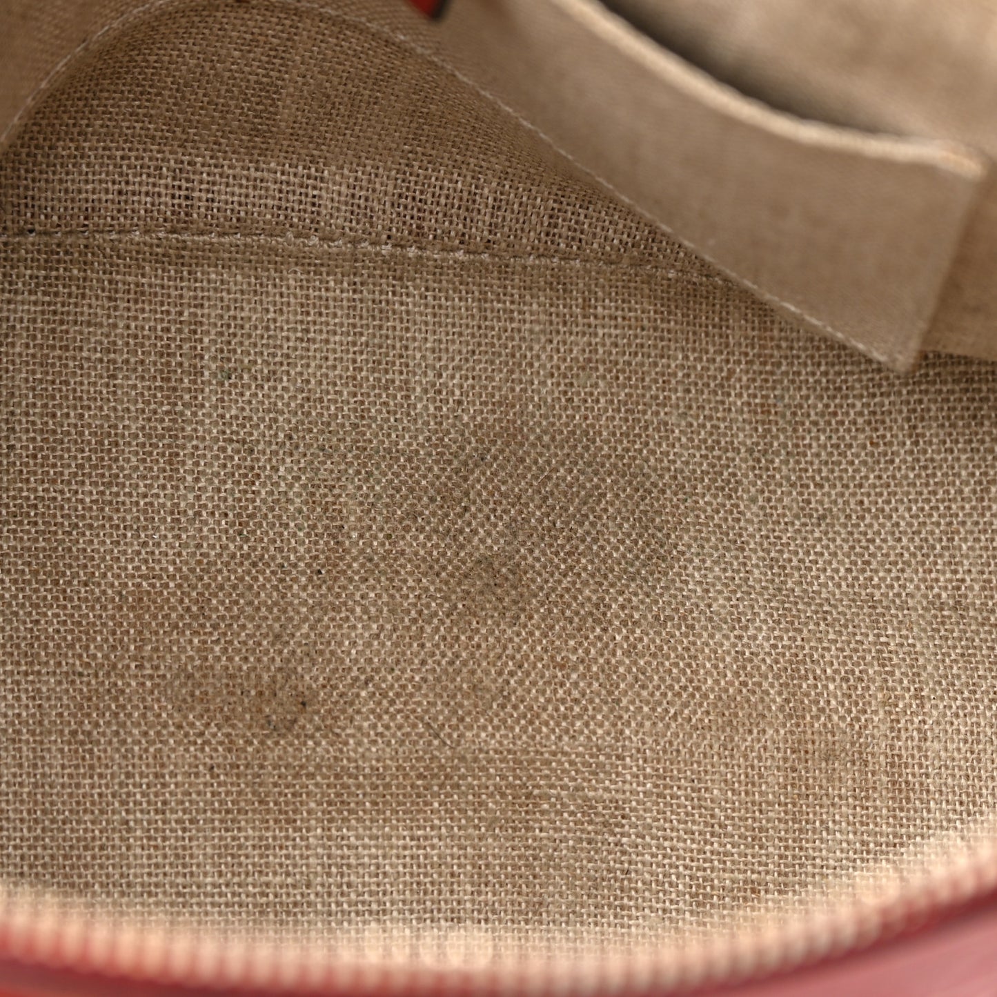 Soft Microguccissima Mini Dome Bag Rosso