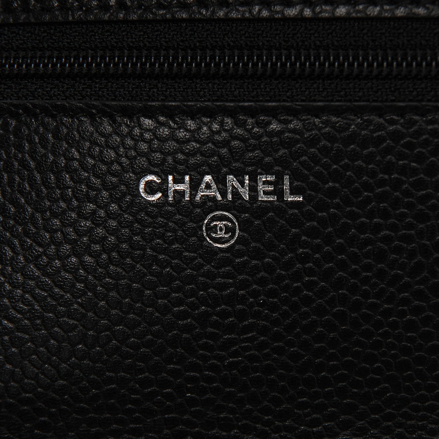 Chanel Caviar Quilted Wallet On Chain WOC Black 6 of 8
