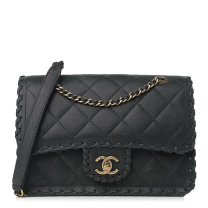 Chanel Iridescent Calfskin Small Happy Stitch Flap Black 1 of 10