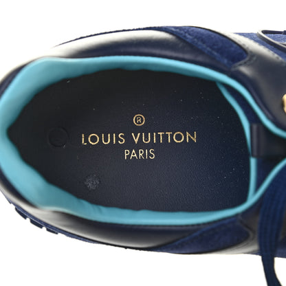 Louis Vuitton Suede Run Away Sneakers 38 Blue 7 of 9