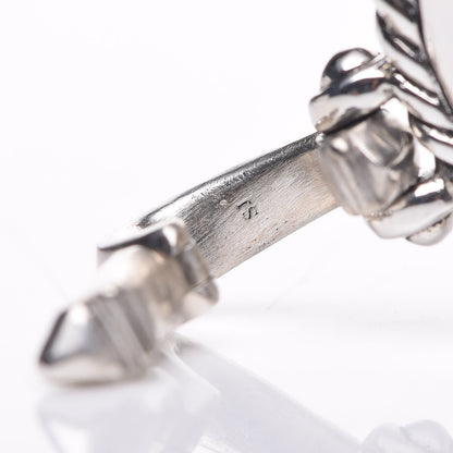 David Yurman Sterling Silver Diamond Cable Collectibles Tree of Life Amulet Pendant 5 of 5