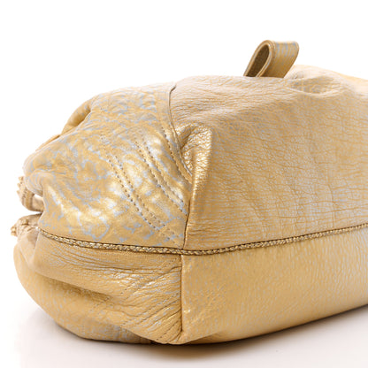 Fendi Nappa Nuvolata Bimetal Spy Oro Argento 10 of 14