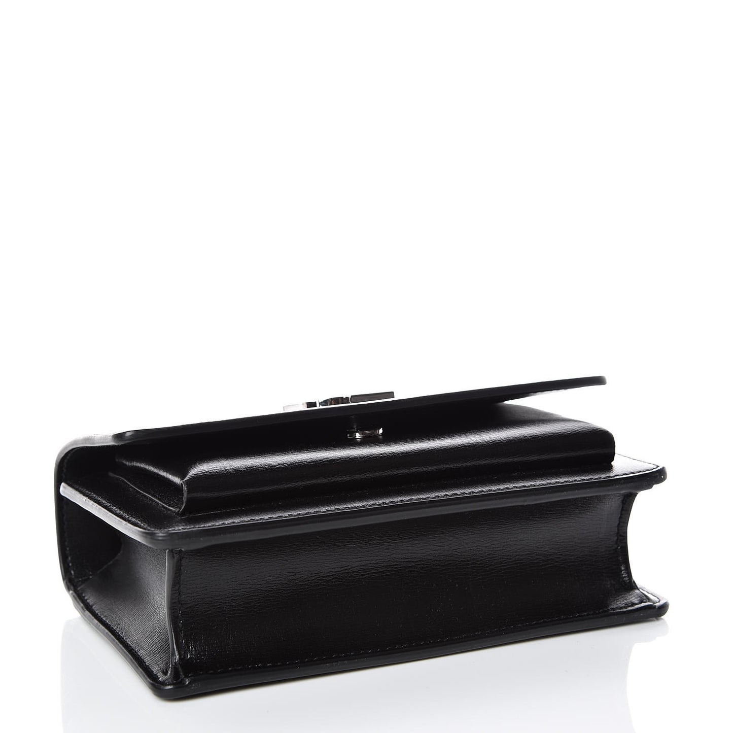 Calfskin Monogram Sunset Chain Wallet Black