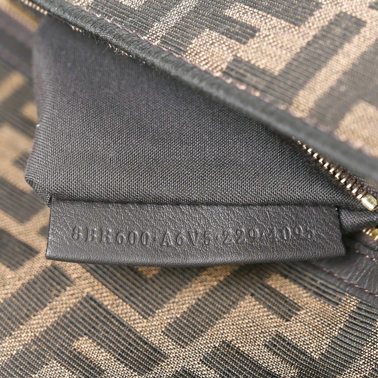 Fabric Jacquard FF 1974 Medium Baguette Tobacco Moro Black