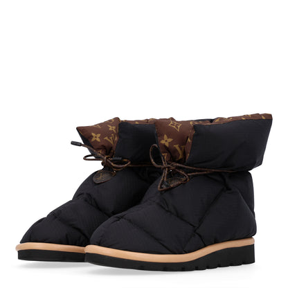 Louis Vuitton Nylon Monogram Pillow Comfort Ankle Boot 37 Black 4 of 10