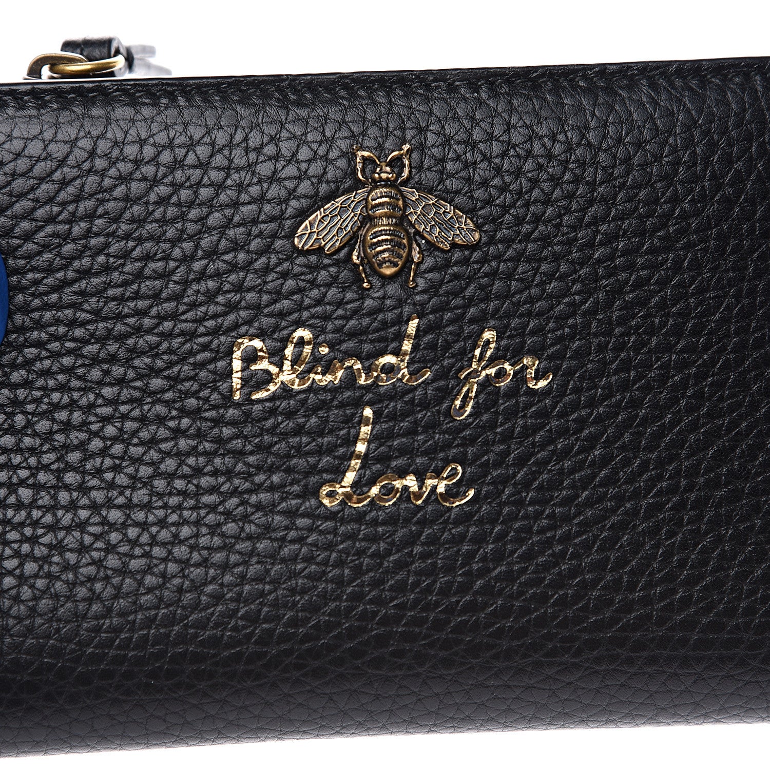 Gucci Calfskin Cellarius Blind For Bi-Fold Wallet Black 7 of 8