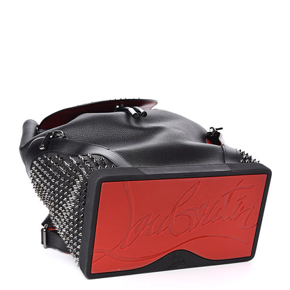 Christian Louboutin Calfskin Spiked Explorafunk Backpack Black 4 of 11