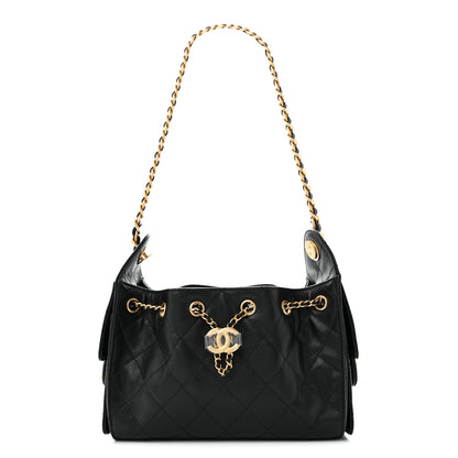 Chanel Caviar Quilted Mini Chanel 25 Handbag Black 1 of 10